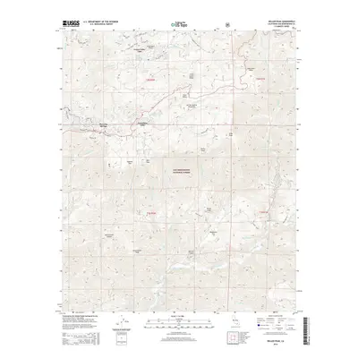 2015 Map of Keller Peak, 2015 Print