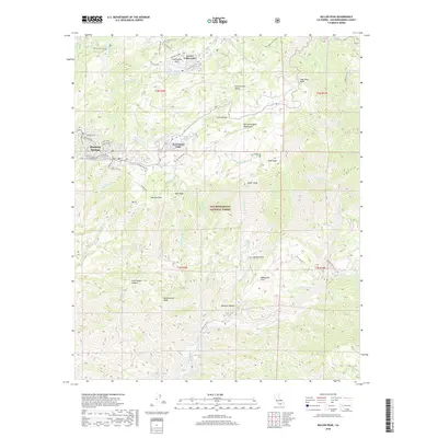 2018 Map of Keller Peak, 2018 Print