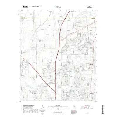 2019 Map of Keller, 2019 Print