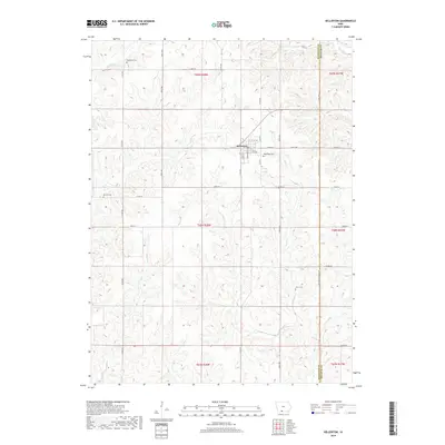 2018 Map of Kellerton, 2018 Print