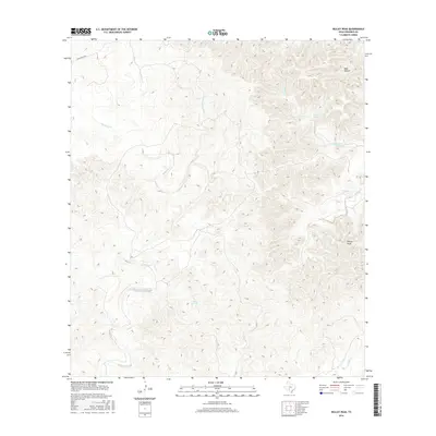 2016 Map of Kelley Peak, 2016 Print