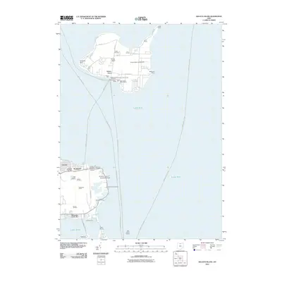 2010 Map of Kelleys Island, 2010 Print