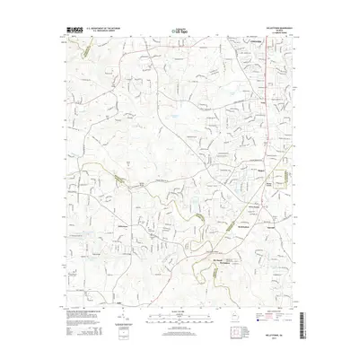 2014 Map of Kelleytown, 2014 Print