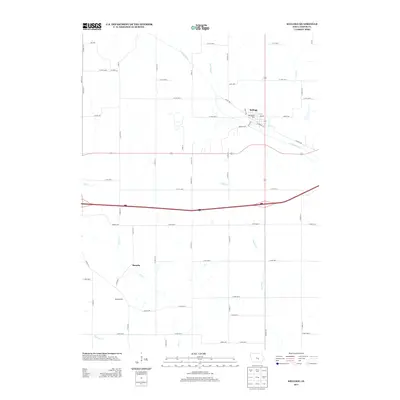 2013 Map of Kellogg, 2013 Print