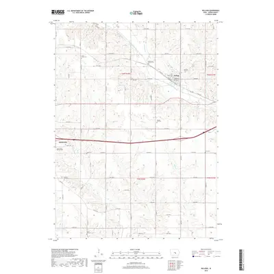 2018 Map of Kellogg, 2018 Print
