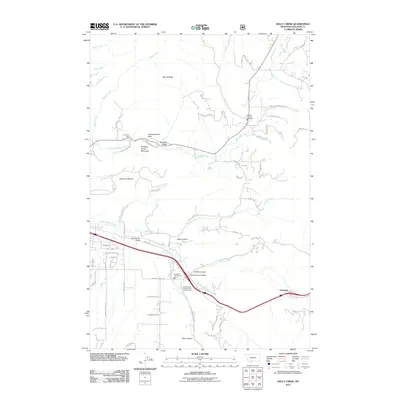 2011 Map of Kelly Creek, 2011 Print
