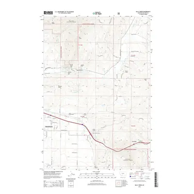 2014 Map of Kelly Creek, 2014 Print