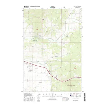 2017 Map of Kelly Creek, 2017 Print