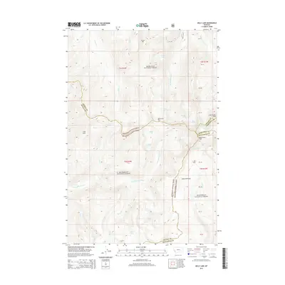 2014 Map of Kelly Lake, 2014 Print