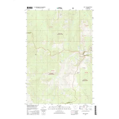 2017 Map of Kelly Lake, 2017 Print