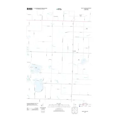 2013 Map of Kelly Lake, 2013 Print