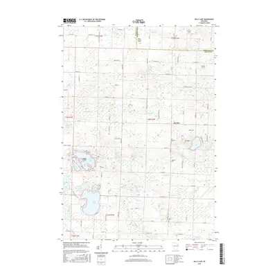 2015 Map of Kelly Lake, 2015 Print
