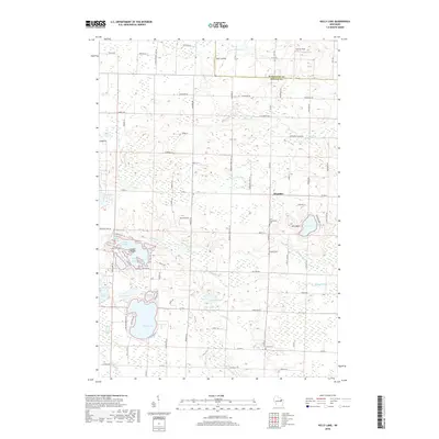 2018 Map of Kelly Lake, 2018 Print