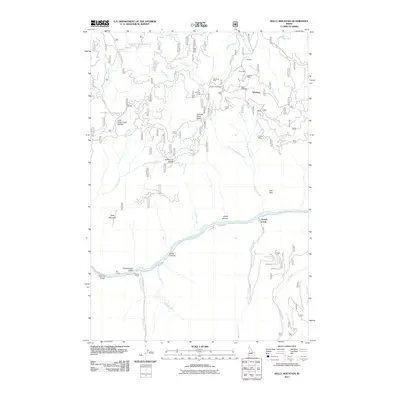 2011 Map of Kelly Mountain, 2011 Print
