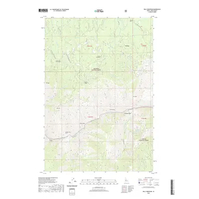 2020 Map of Kelly Mountain, 2020 Print