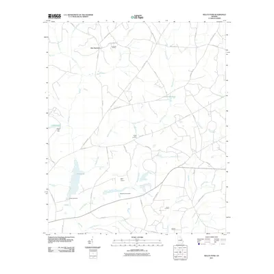 2011 Map of Kellys Pond, 2011 Print