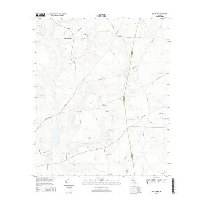 2014 Map of Kellys Pond, 2014 Print