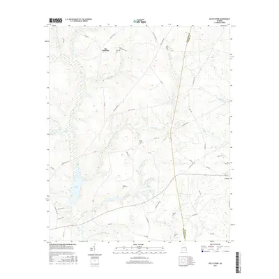 2017 Map of Kellys Pond, 2017 Print