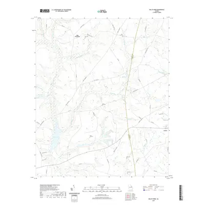 2020 Map of Kellys Pond, 2020 Print