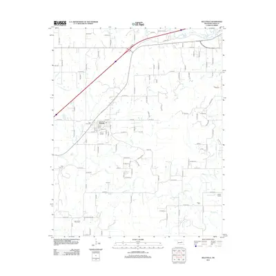 2012 Map of Kellyville, 2012 Print