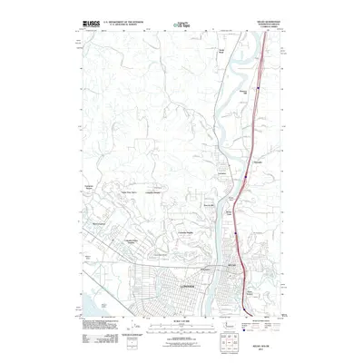 2011 Map of Kelso, 2011 Print