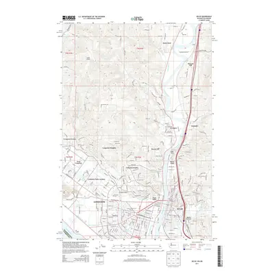 2013 Map of Kelso, 2013 Print