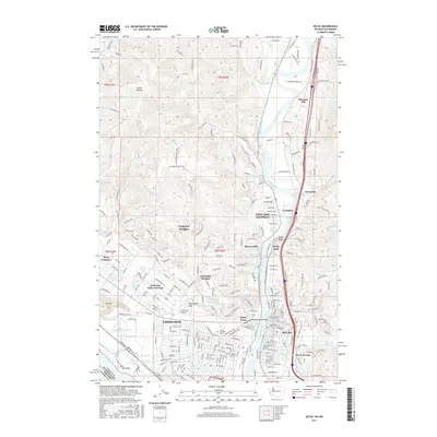 2017 Map of Kelso, 2017 Print