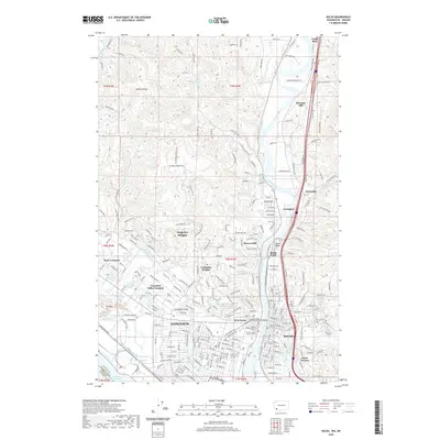 2020 Map of Kelso, 2020 Print