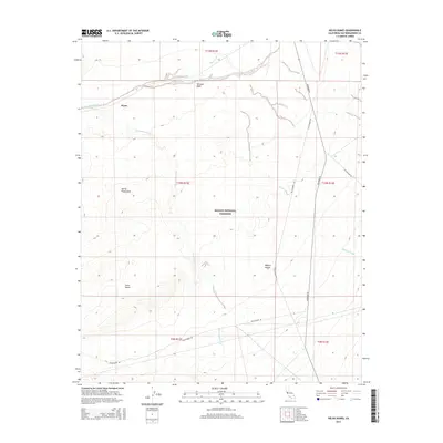 2015 Map of Kelso Dunes, 2015 Print