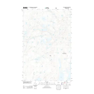 2013 Map of Kelso Mountain, 2013 Print