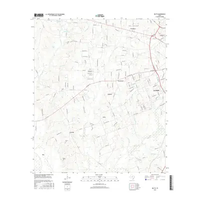 2016 Map of Keltys, 2016 Print