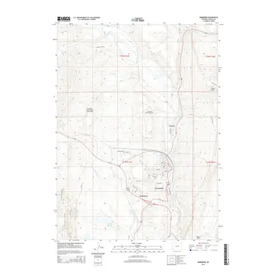 2015 Map of Kemmerer, 2015 Print