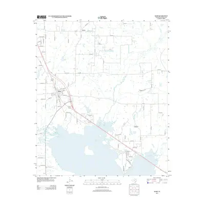 2012 Map of Kemp, 2012 Print