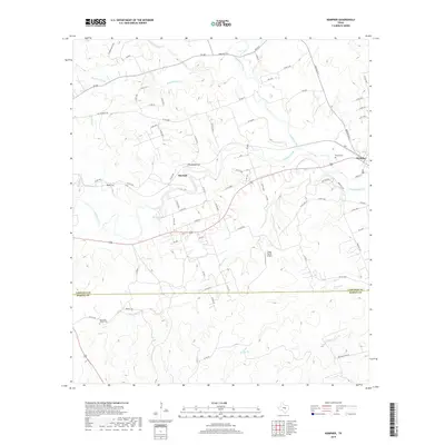 2019 Map of Kempner, 2019 Print