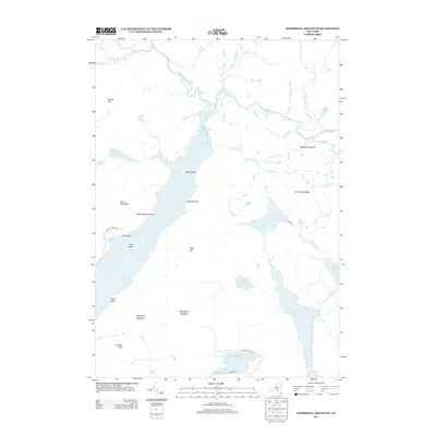 2013 Map of Kempshall Mountain, 2013 Print