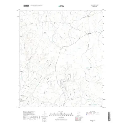 2019 Map of Kendalia, 2019 Print