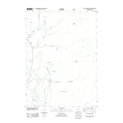 2012 Map of Kendall Mountain, 2012 Print