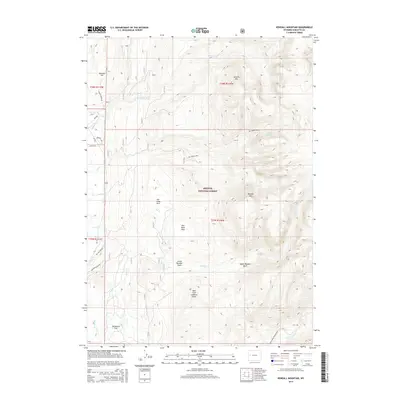 2015 Map of Kendall Mountain, 2015 Print