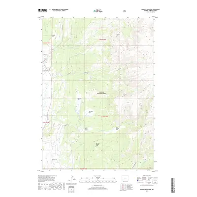 2017 Map of Kendall Mountain, 2017 Print