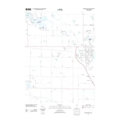 2013 Map of Kendallville, 2013 Print