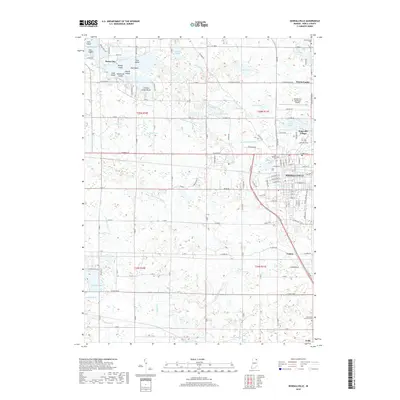 2019 Map of Kendallville, 2019 Print