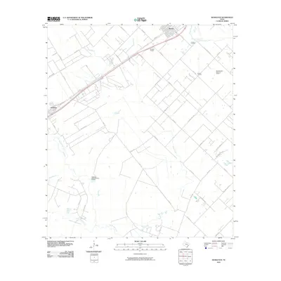 2010 Map of Kendleton, 2010 Print