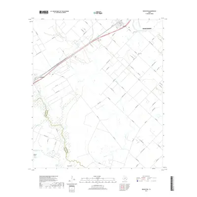 2019 Map of Kendleton, 2019 Print
