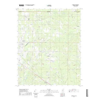 2018 Map of Kendrick, 2018 Print