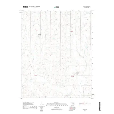 2018 Map of Kendrick, 2018 Print