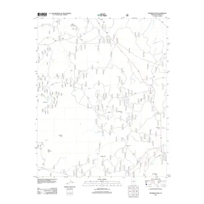 2012 Map of Kendrick Peak, 2012 Print