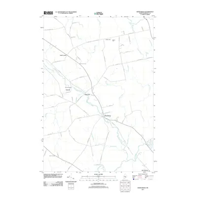 2011 Map of Kenduskeag, 2011 Print