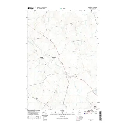 2014 Map of Kenduskeag, 2014 Print
