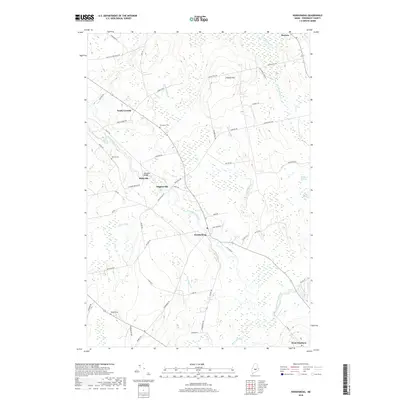 2018 Map of Kenduskeag, 2018 Print