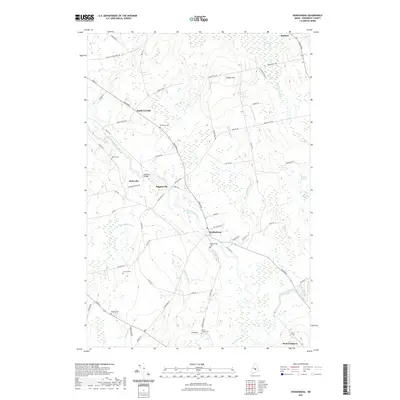 2021 Map of Kenduskeag, 2021 Print